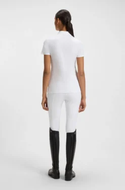 Equestrian show shirt in super-stretch material