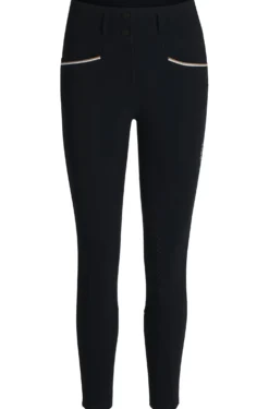 Equestrian slim-fit breeches with full grip