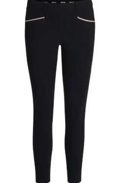 Equestrian slim-fit breeches with knee grip