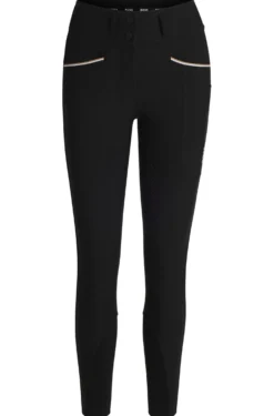 Equestrian slim-fit breeches with full grip