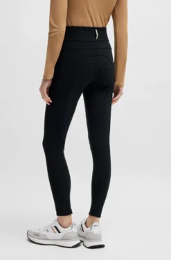 Equestrian slim-fit breeches with full grip