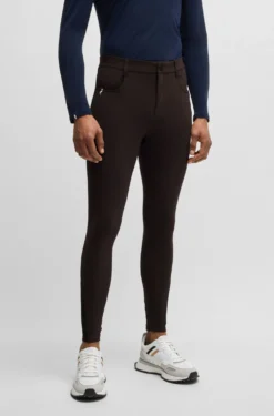 Equestrian slim-fit knee-grip breeches