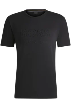 Equestrian stretch-cotton T-shirt with logo embroidery