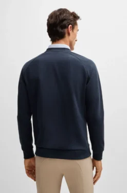 Equestrian sweater in Italian stretch cotton