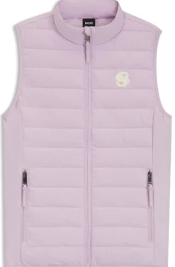 Equestrian waterproof gilet with Double B monogram