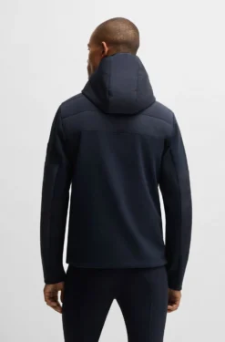 Equestrian water-repellent hybrid padded jacket