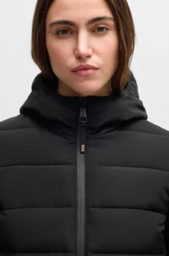 Equestrian water-repellent hybrid padded jacket