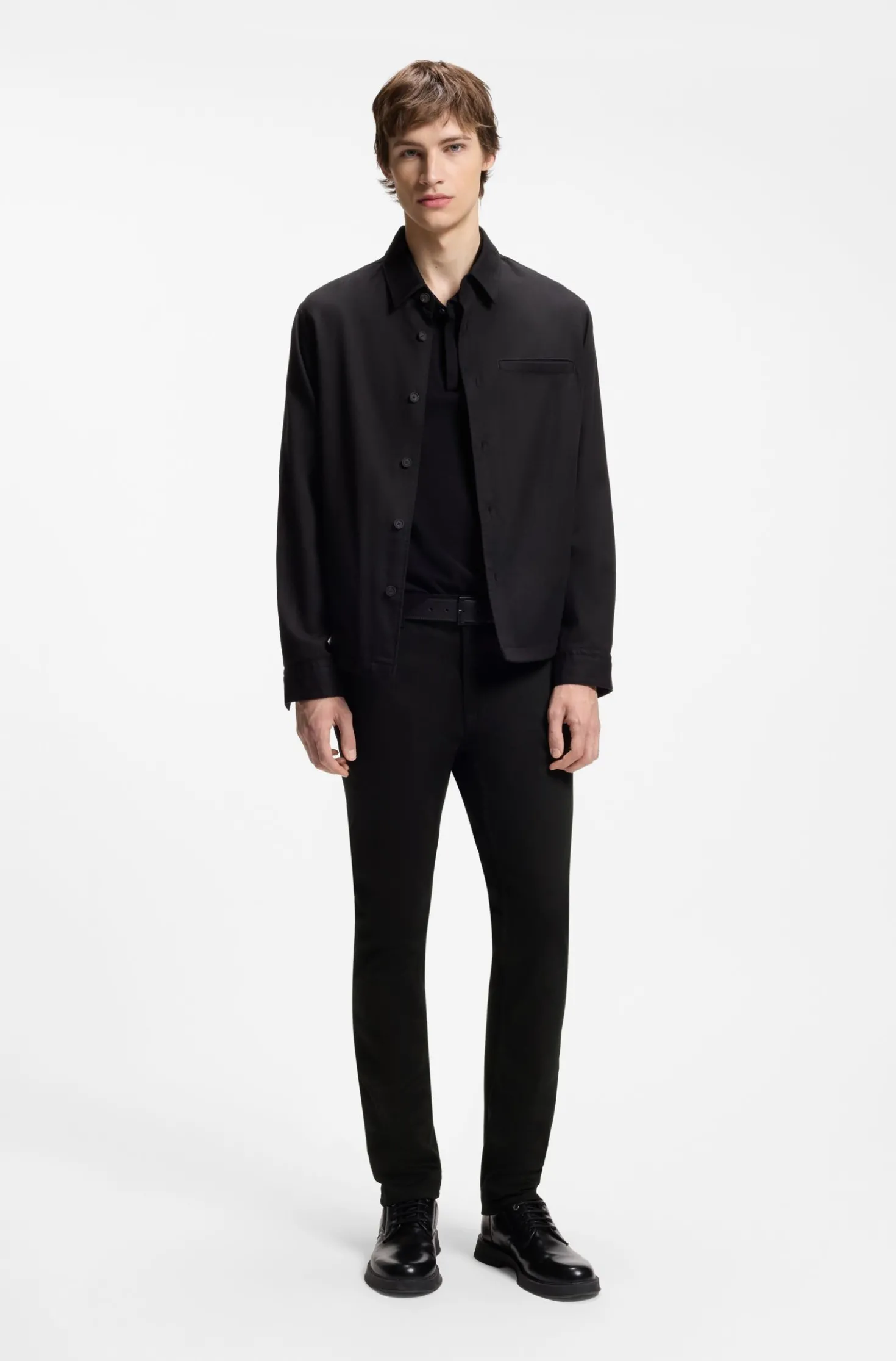 Extra-slim-fit jeans in black-black stretch denim