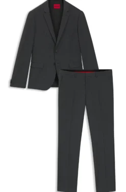 Extra-slim-fit suit in a wool blend