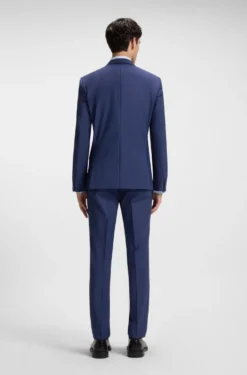 Extra-slim-fit suit in a wool blend