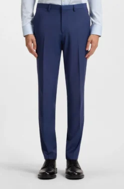 Extra-slim-fit suit in a wool blend