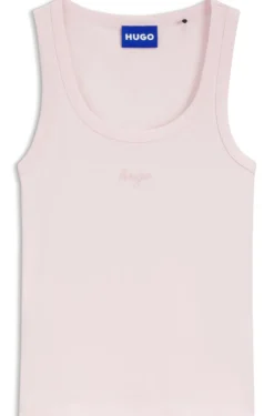 Extra-slim-fit tank top with puff-print logo