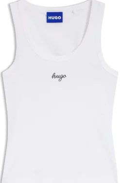 Extra-slim-fit tank top with puff-print logo