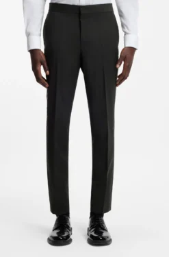 Extra-slim-fit trousers in a stretch-wool blend