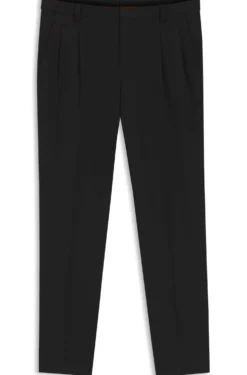 Extra-slim-fit trousers in wool-blend twill