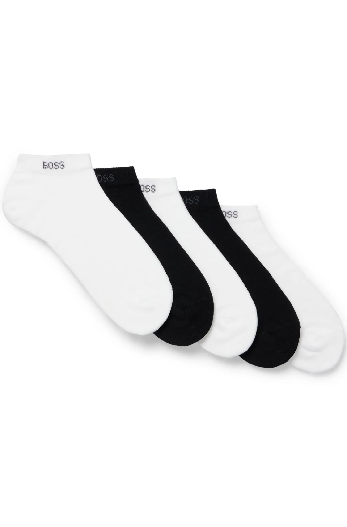 Five-pack of ankle-length socks