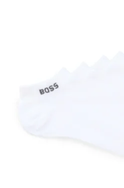Five-pack of ankle-length socks with logo details