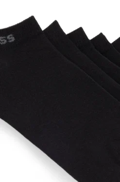 Five-pack of ankle-length socks with logo details