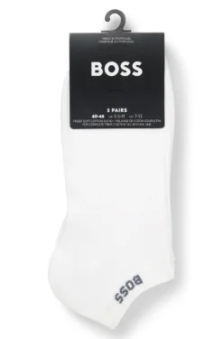 Five-pack of soft combed-cotton ankle socks