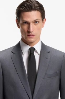 Formal tie in silk jacquard