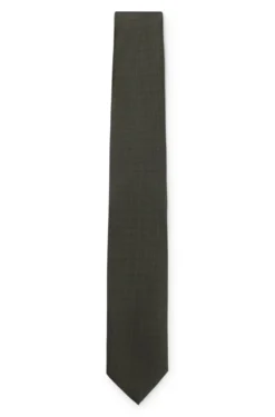 Formal tie with jacquard pattern