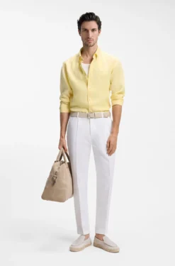 Formal trousers in a cotton blend