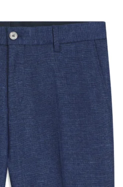 Formal trousers in micro-patterned stretch fabric
