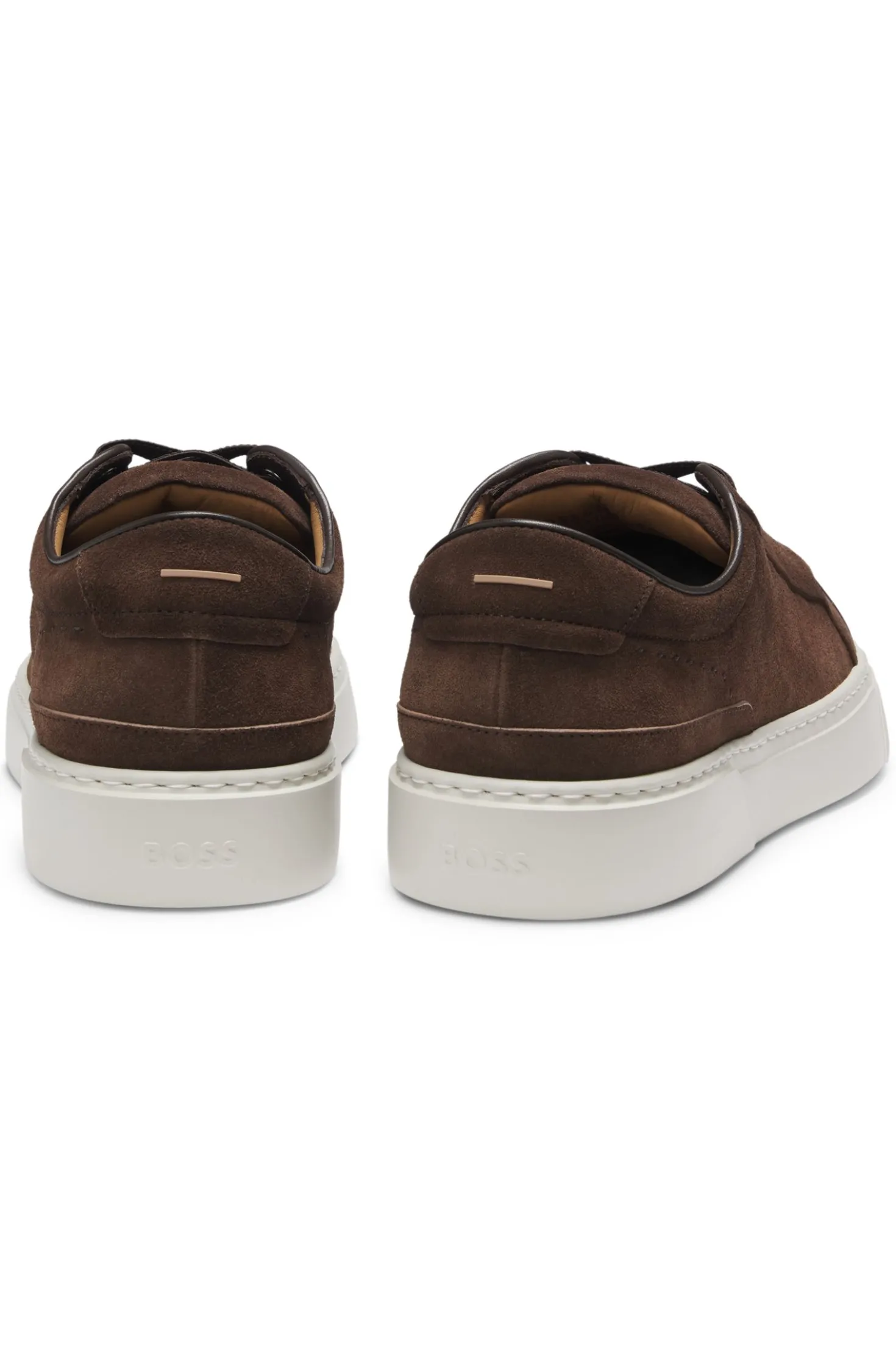 Gary trainers in suede with elastic lacing system