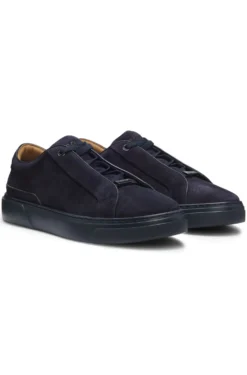 Gary trainers in suede with elastic lacing system
