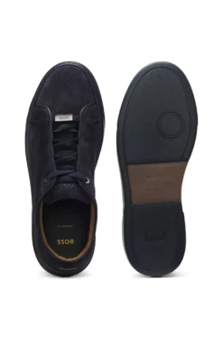 Gary trainers in suede with elastic lacing system