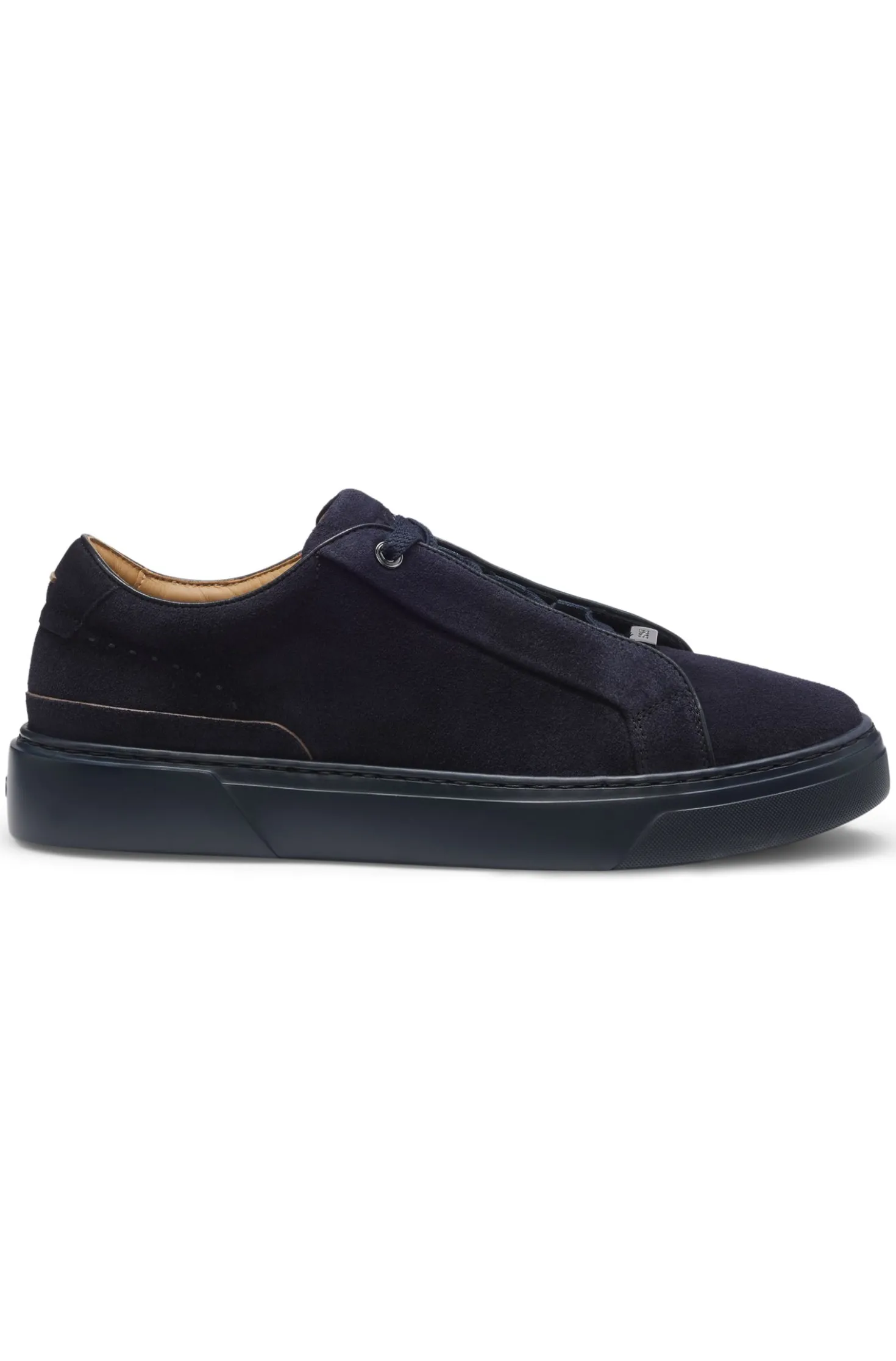 Gary trainers in suede with elastic lacing system