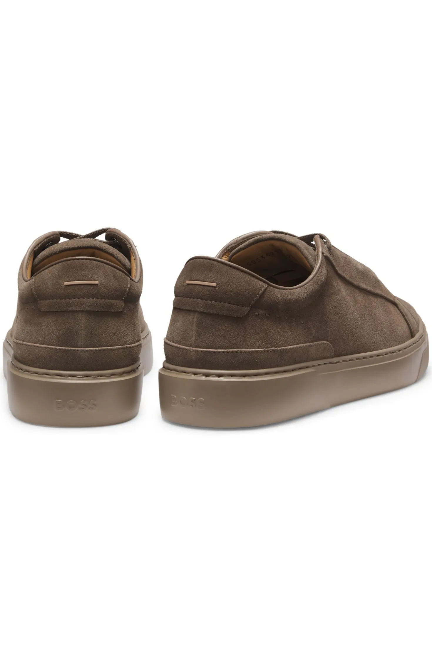 Gary trainers in suede with elastic lacing system