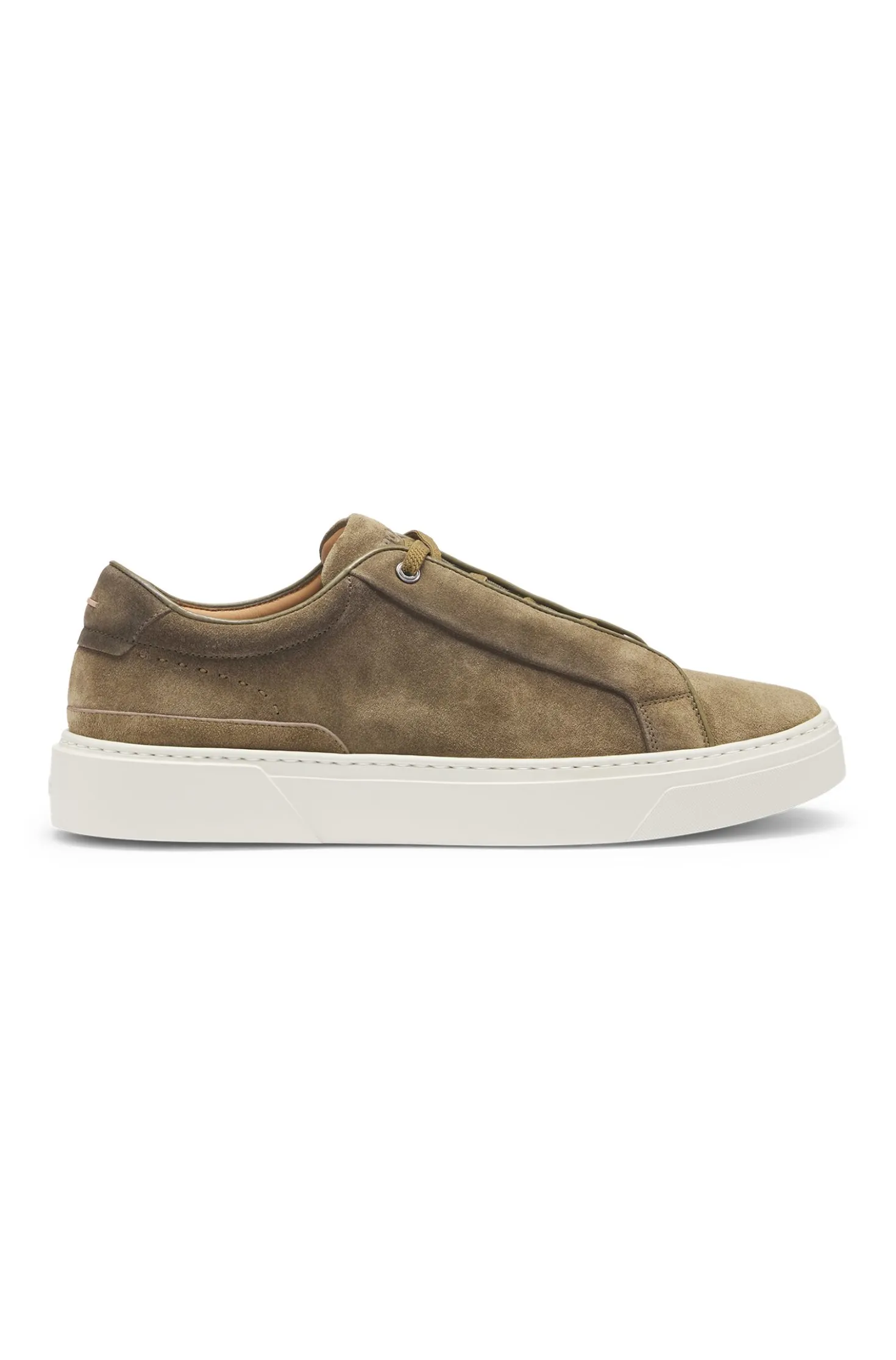 Gary trainers in suede with elastic lacing system