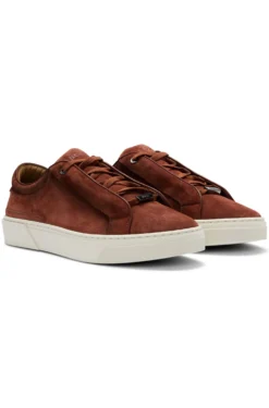 Gary trainers in suede with elastic lacing system