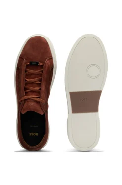Gary trainers in suede with elastic lacing system
