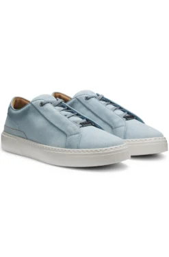 Gary trainers in suede with elastic lacing system