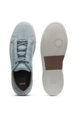Gary trainers in suede with elastic lacing system