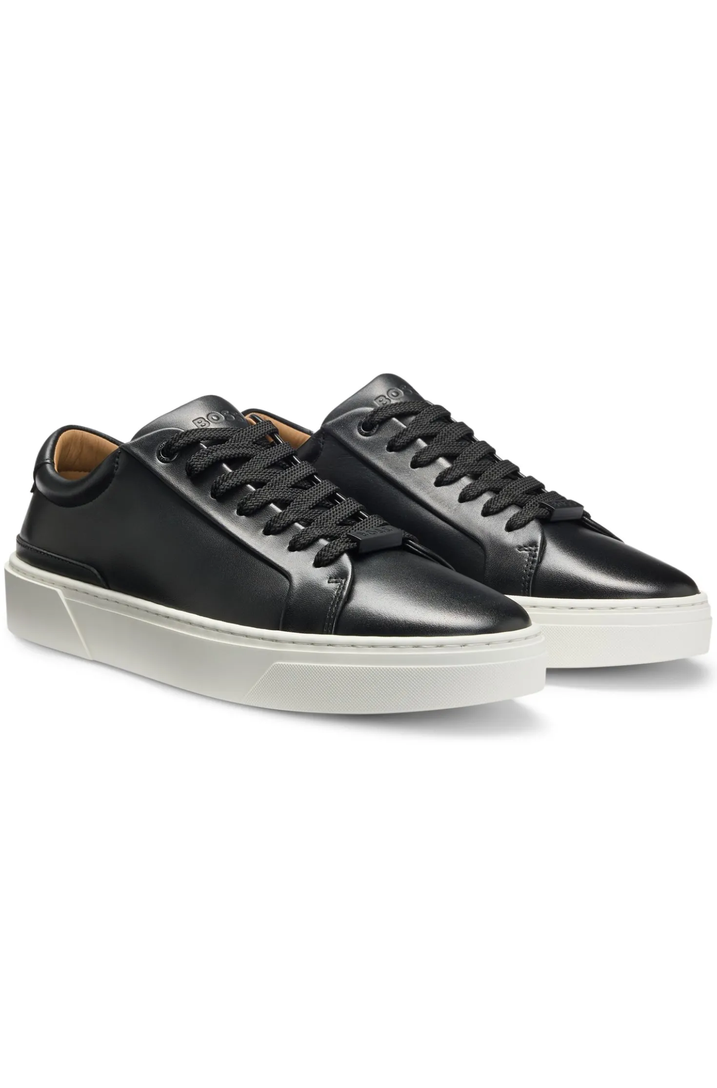 Gary trainers with leather uppers