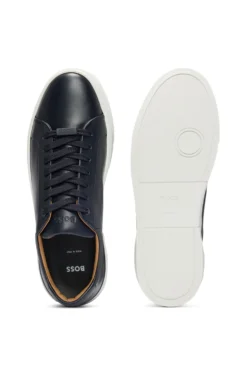 Gary trainers with leather uppers