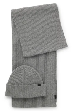 Gift-boxed hat and scarf set