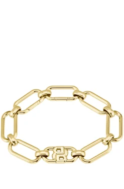 Gold-tone bracelet with Double B monogram