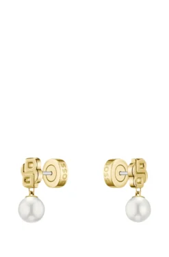 Gold-tone earrings with Double B monogram