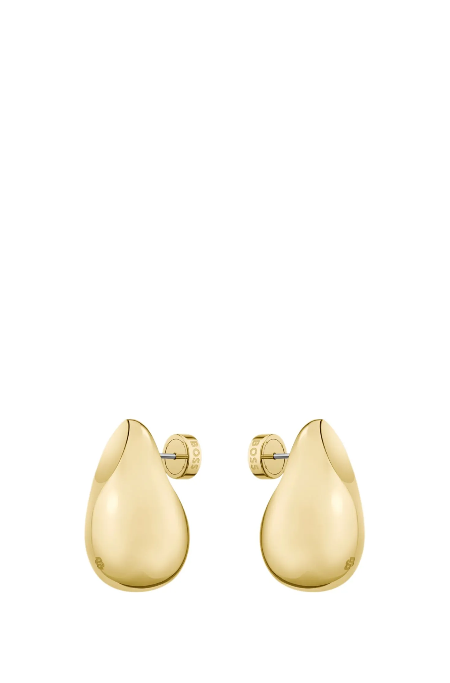 Gold-tone earrings with drop design