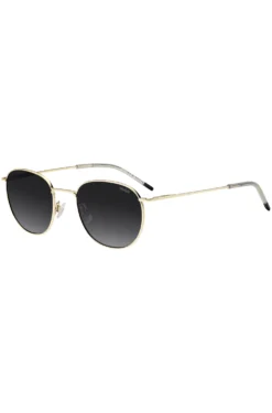 Gold-tone sunglasses with logo detail