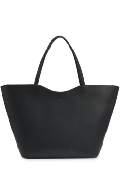 Grained tote bag with Double B monogram