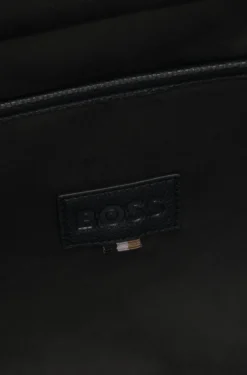 Grained tote bag with Double B monogram