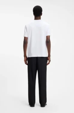 Graphic-print T-shirt in cotton jersey