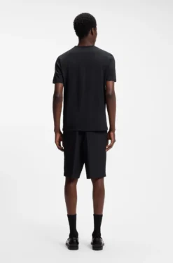 Graphic-print T-shirt in cotton jersey