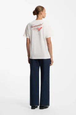 Graphic-print T-shirt in cotton jersey