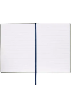 Green A5 notebook with Double B monogram